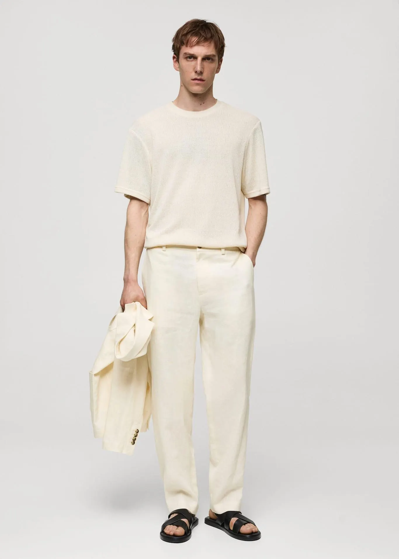 Tričko regular fit se strukturou