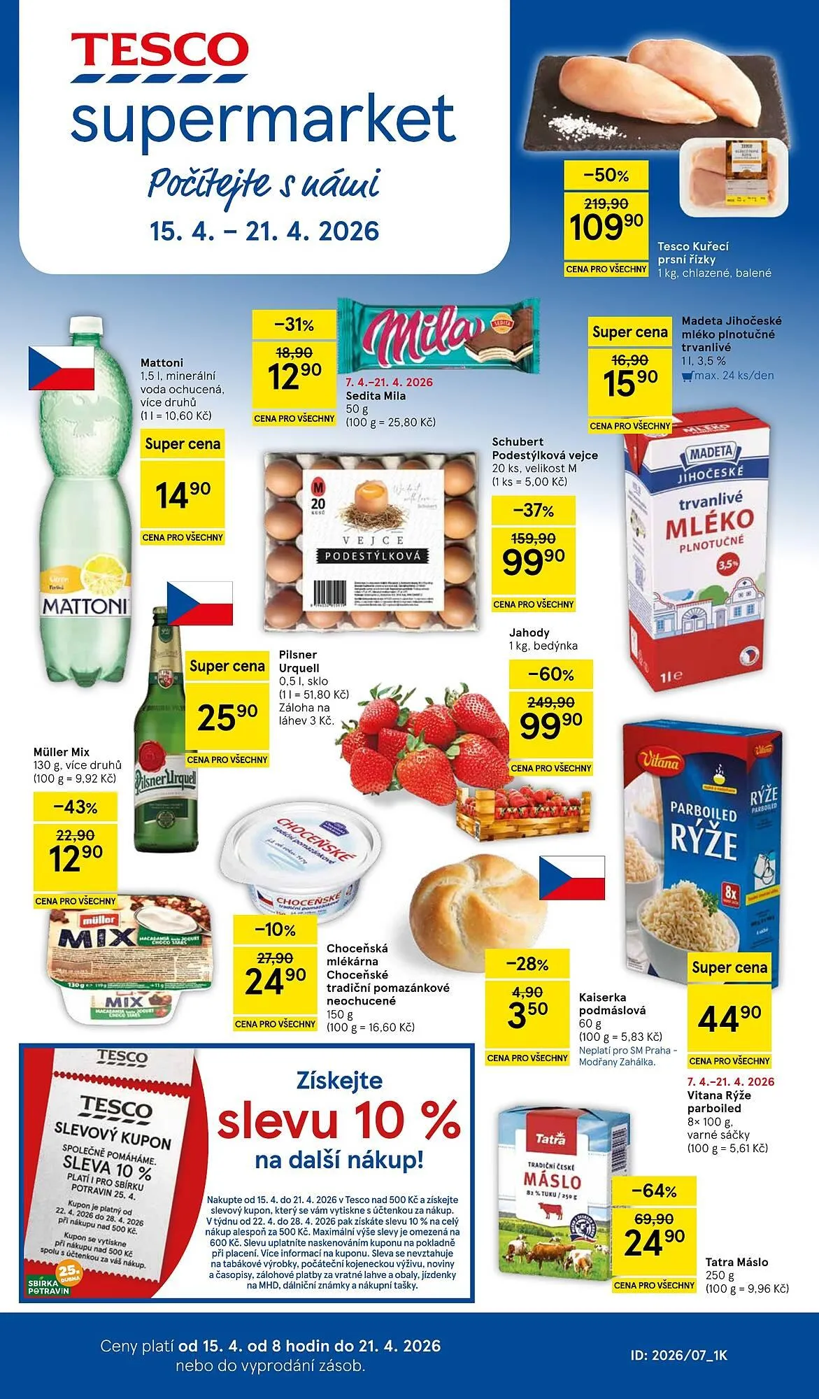 Tesco leták - 15. dubna 21. dubna 2026 - Page 1
