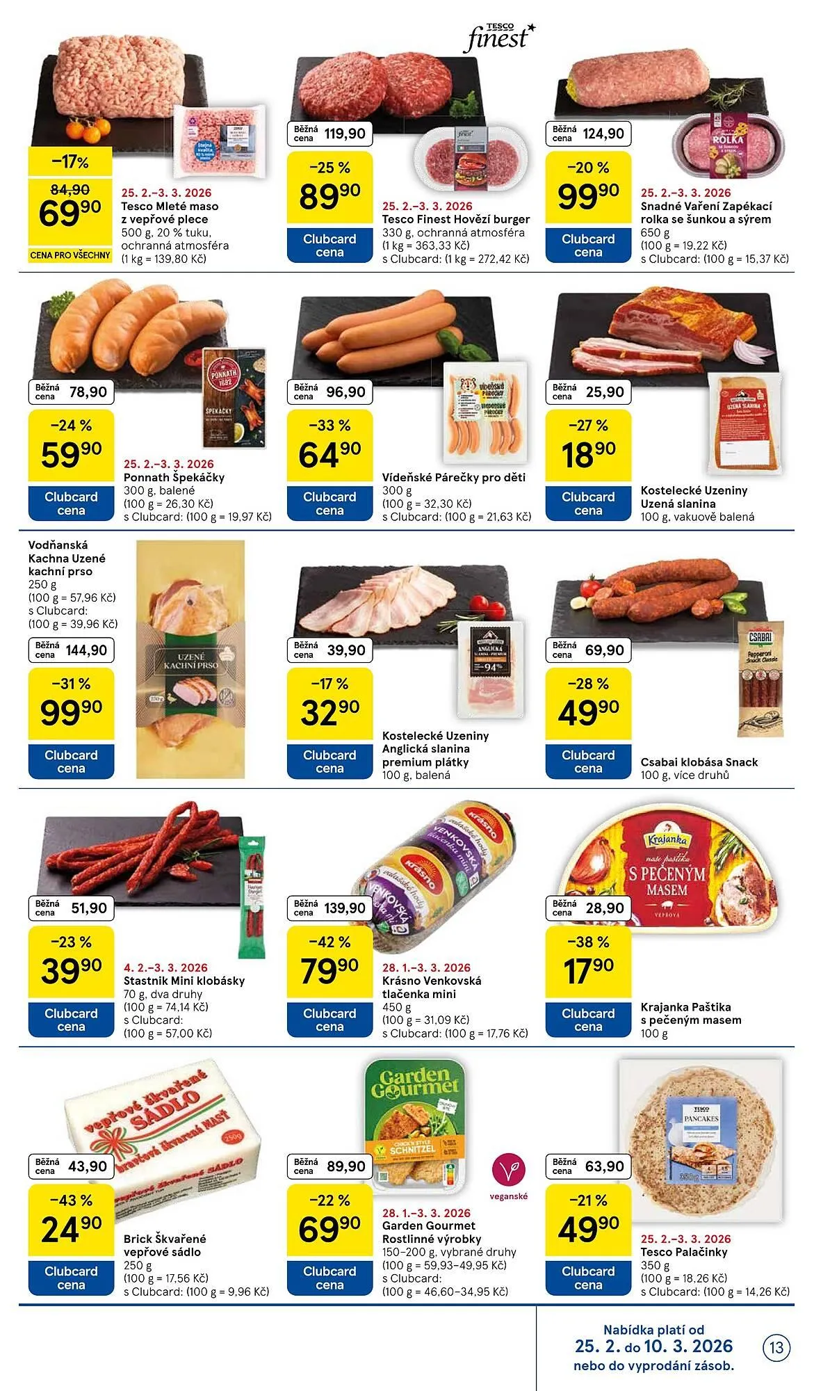 Tesco leták - 25. února 3. března 2026 - Page 13