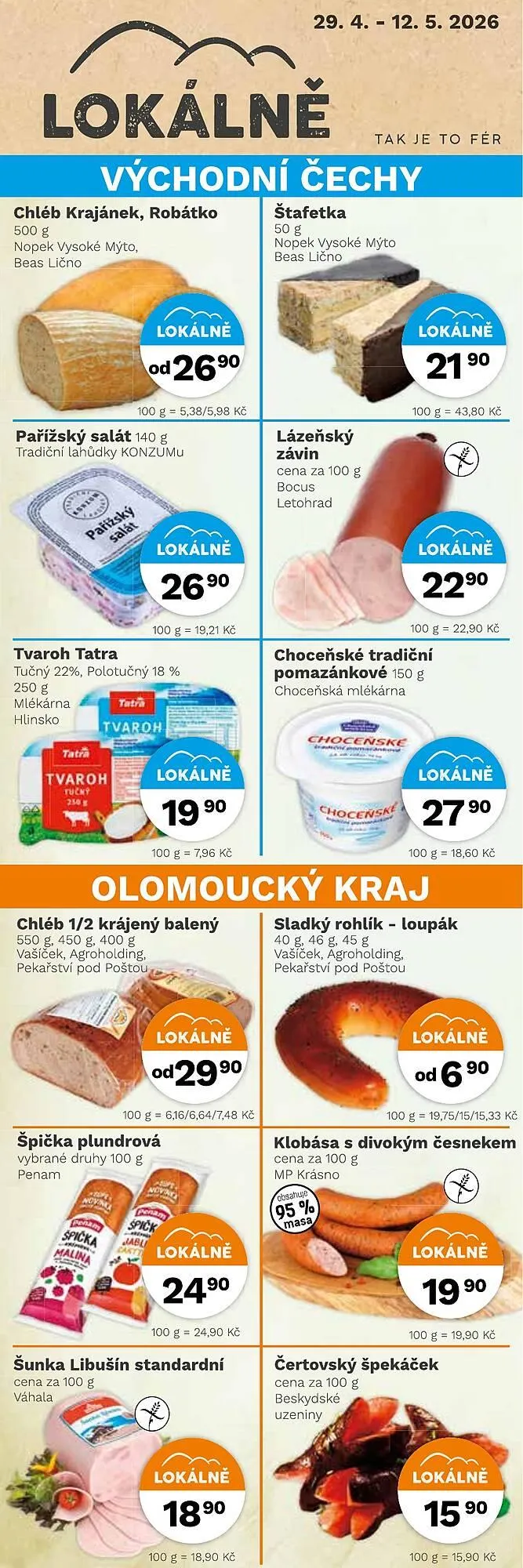 Konzum leták - 29. dubna 12. května 2026 - Page 2