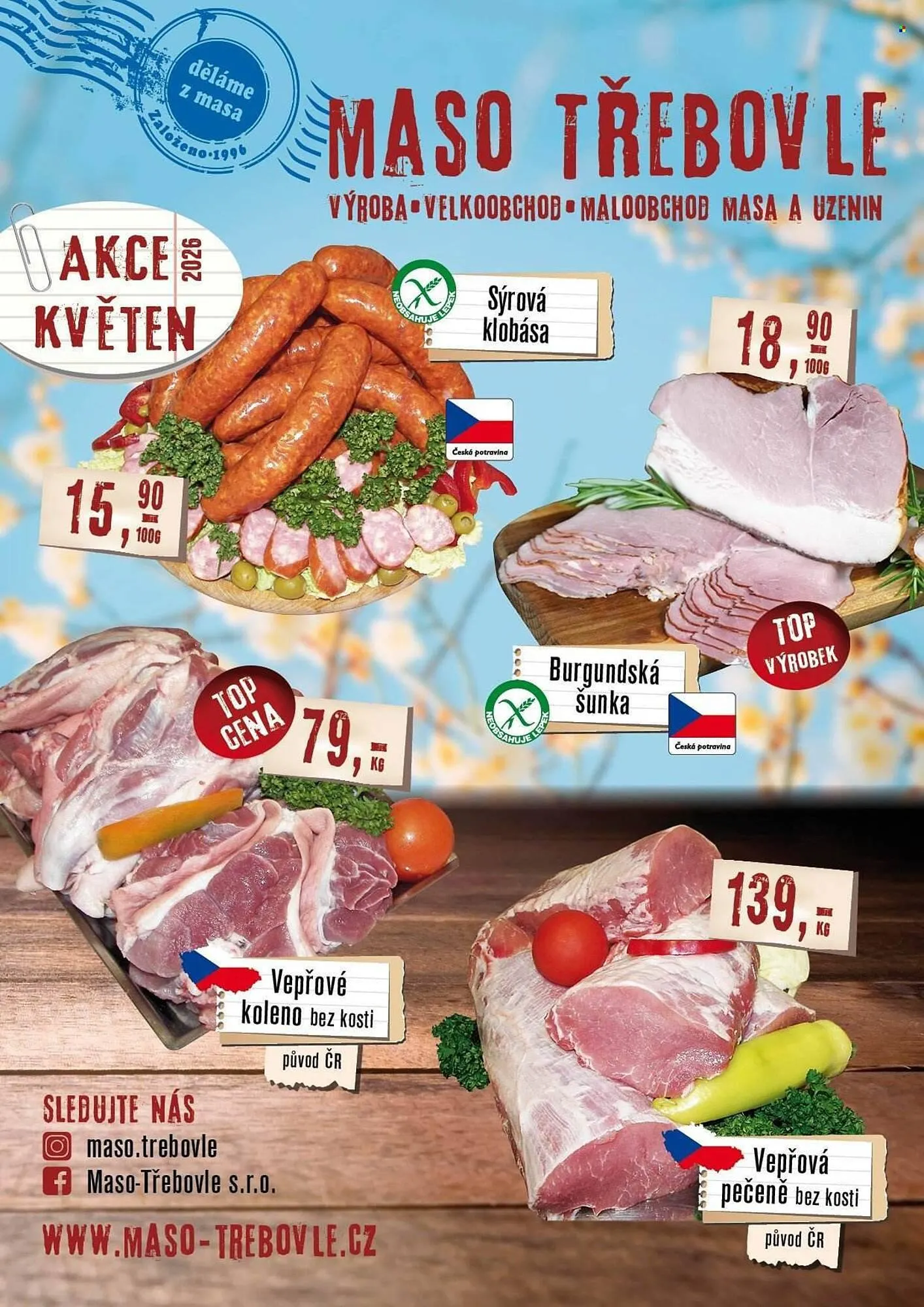 Maso Třebovle leták - 1. května 31. května 2026 - Page 1