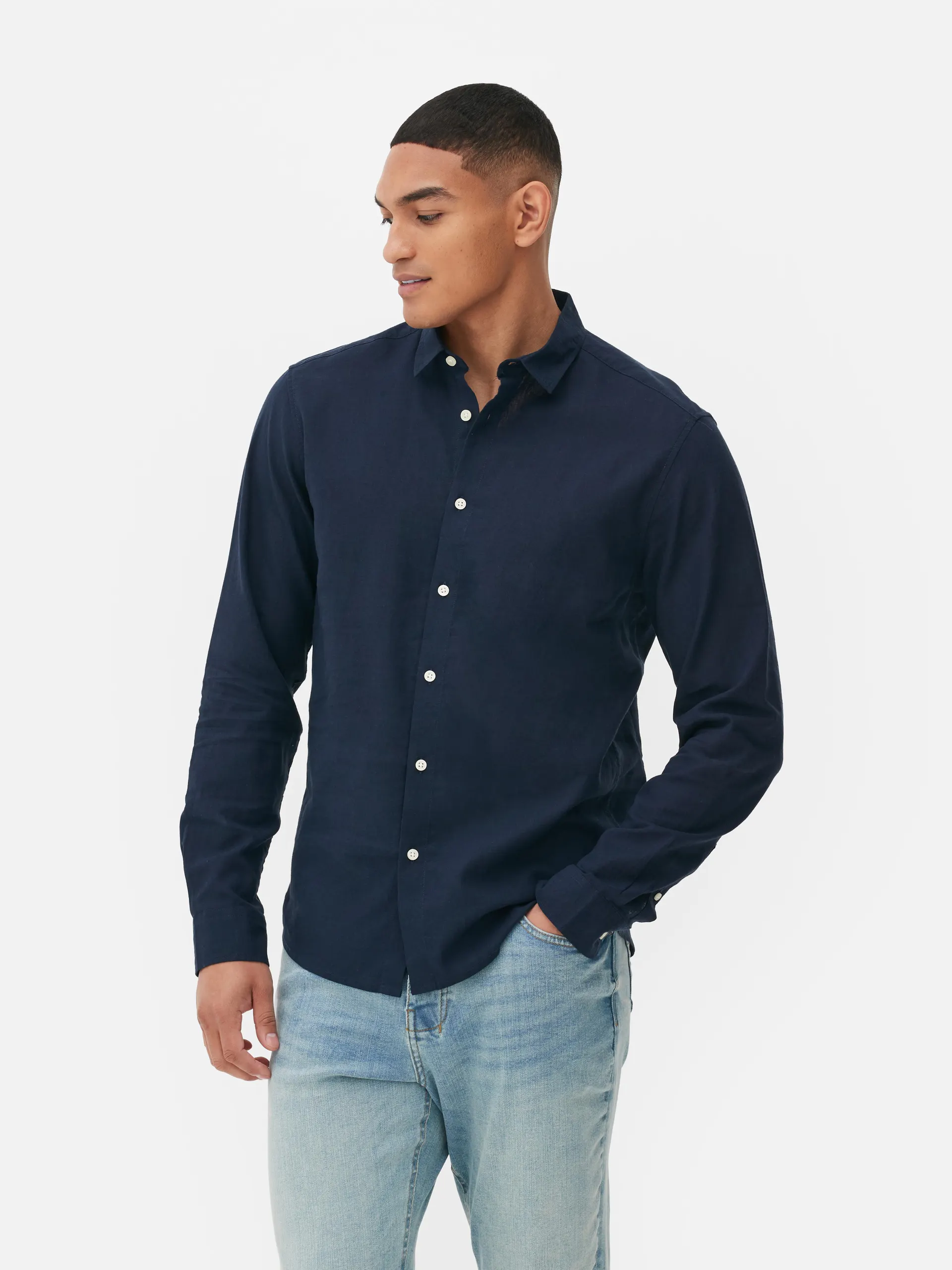 Chemise à manches retroussées Essential