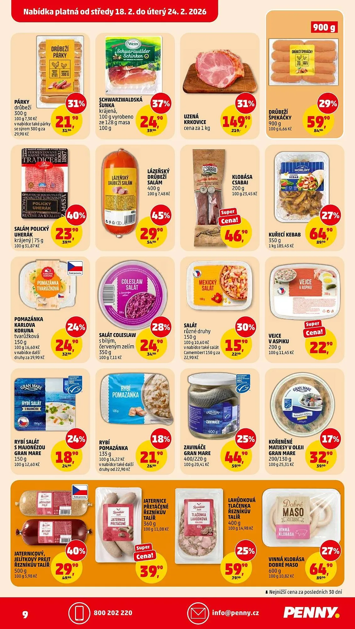 Penny Market leták - 18. února 24. února 2026 - Page 9