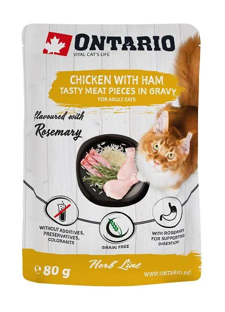 Kapsička Ontario Herb Chicken with Ham 80g