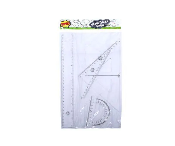 Geometrická sada transparent