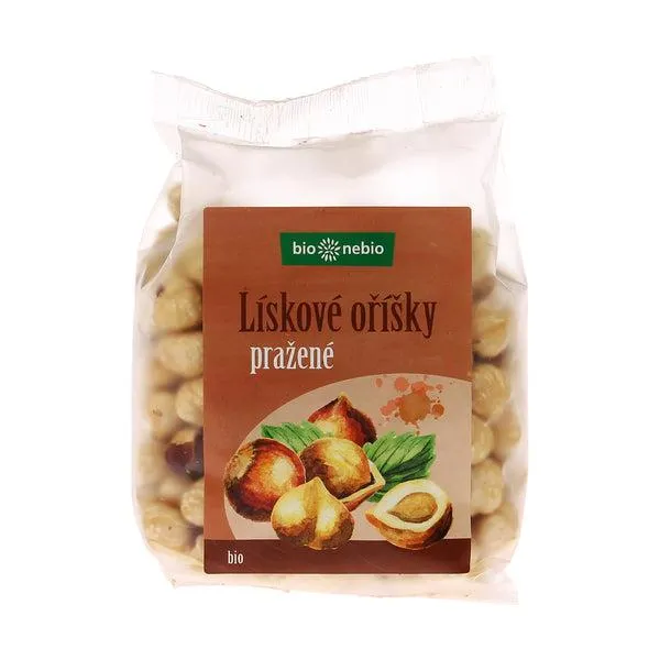 Oříšky lískové pražené 200 g BIO BIO NEBIO