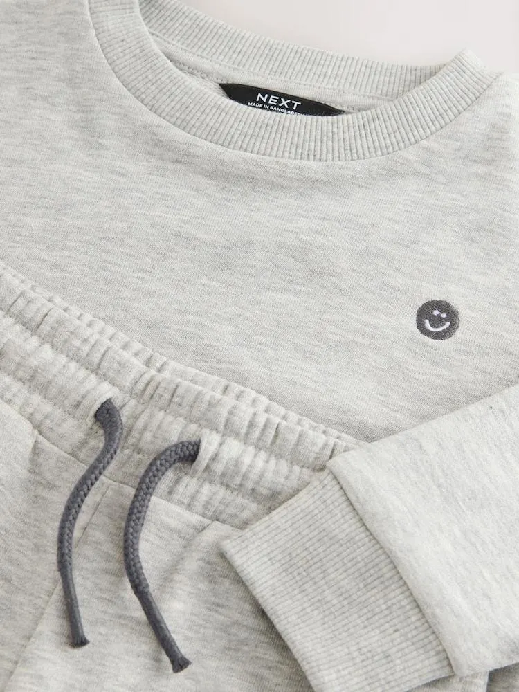 Šedá žíhaná - Souprava mikiny a tepláků (3měsíců -7let)