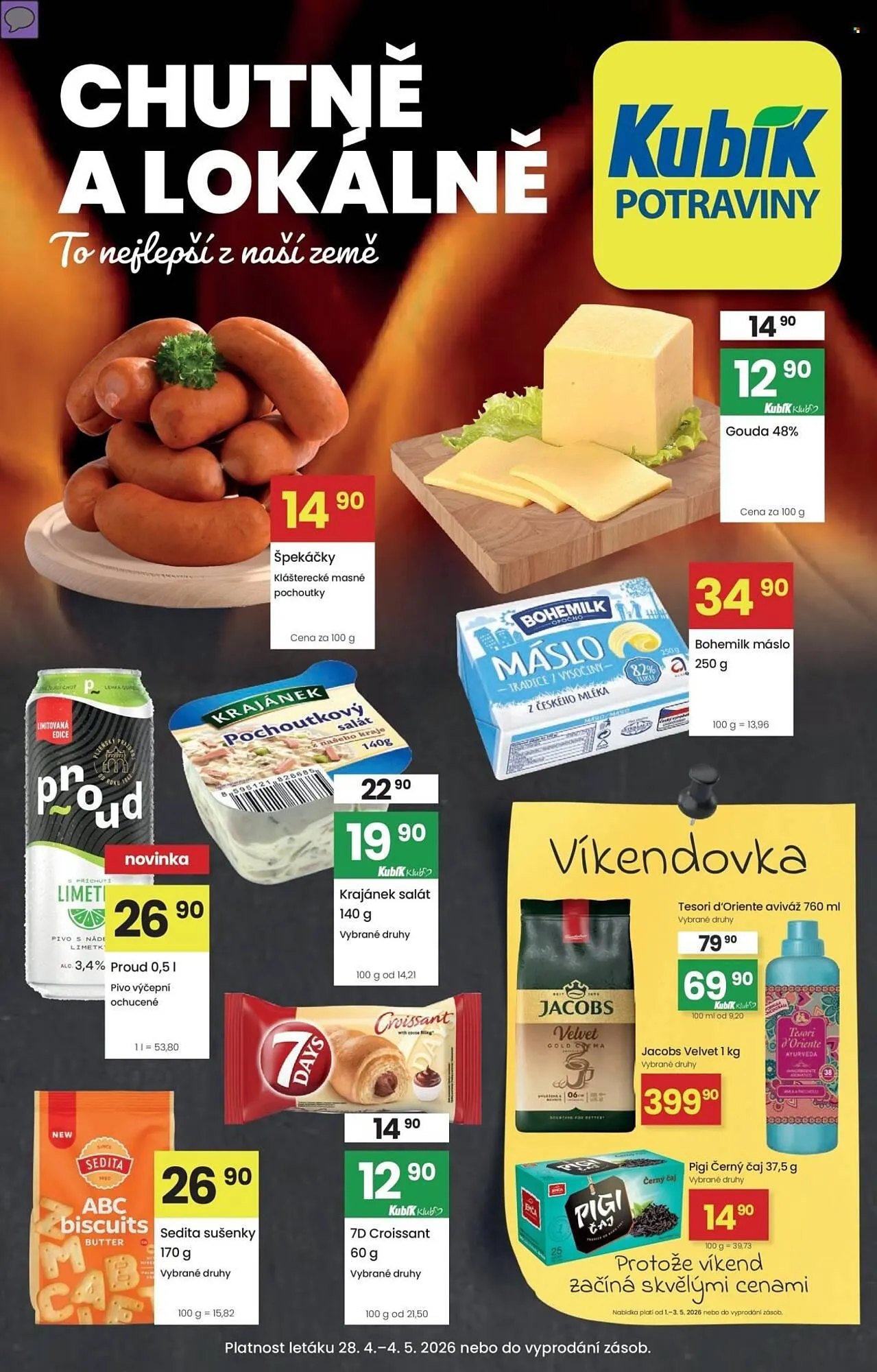 Kubík potraviny leták - 28. dubna 4. května 2026 - Page 1