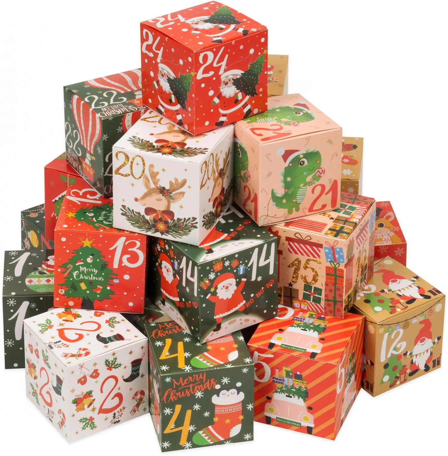 Adventní kalendář 24 krabiček