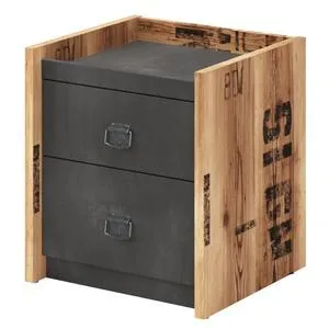 FARGO 12, smrk canyon/šedá Noční stolek