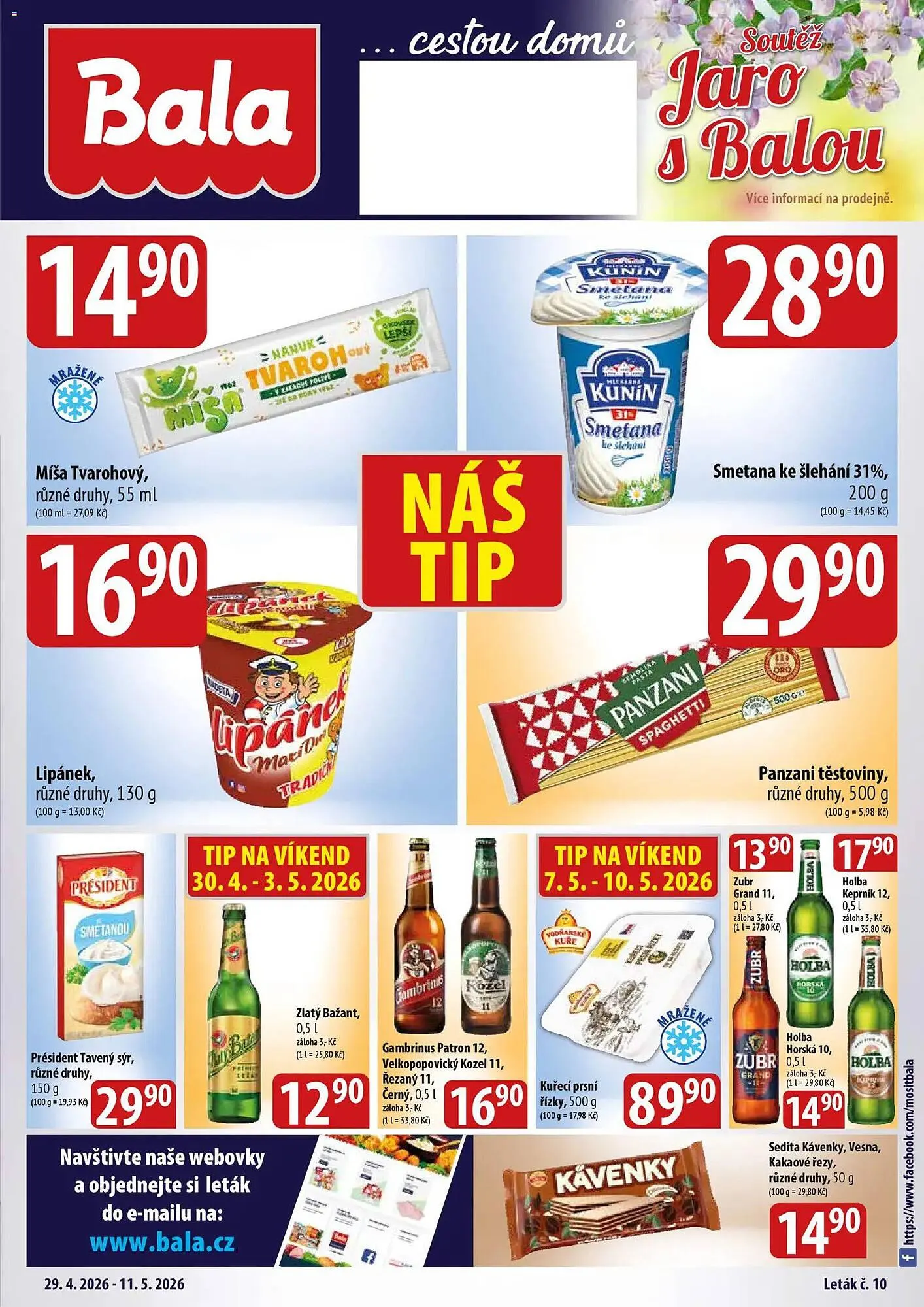 Bala leták - 29. dubna 11. května 2026 - Page 1