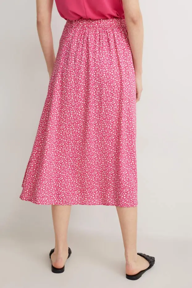 Sukně - s květinovým vzorem