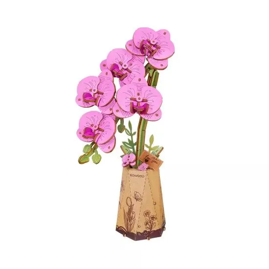 Dřevěná květina - Orchidej