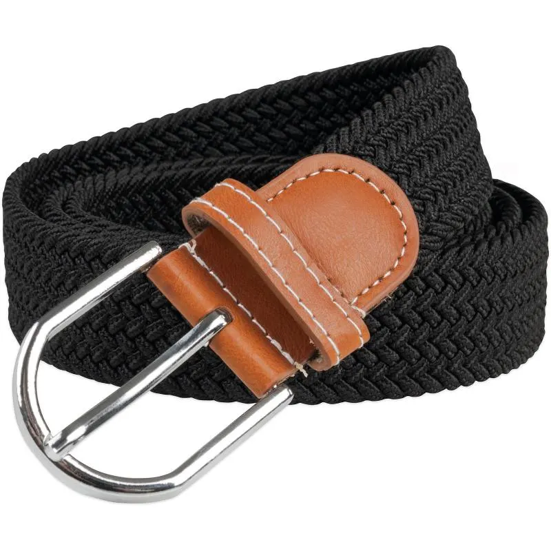 Pásek elastický pletený 120cm, černý