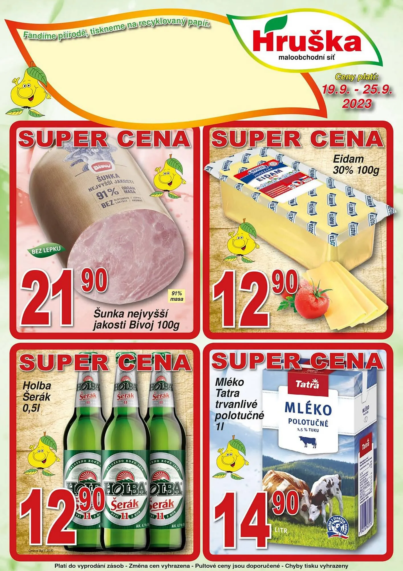 Hruška leták - 19. září 25. září 2023 - Page 1