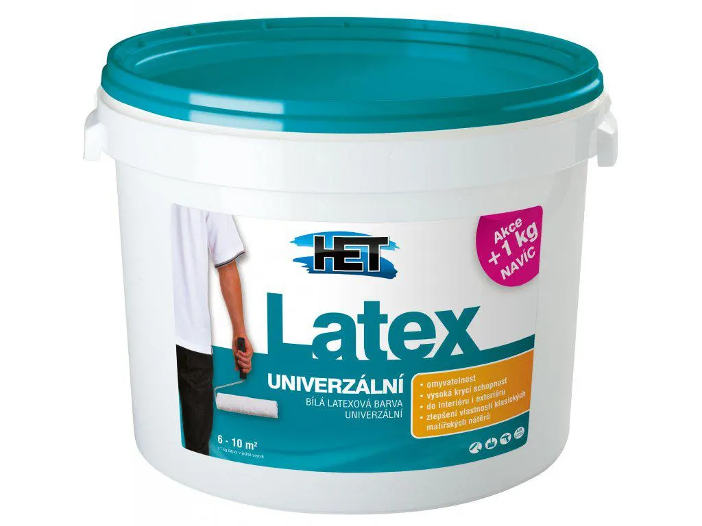 HET LATEX UNIVERZÁLNÍ bílý - 5 + 1 kg