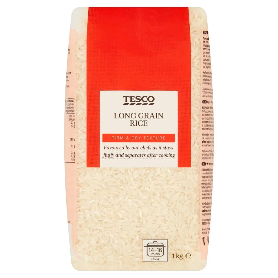 Tesco Long Grain Rice 1kg