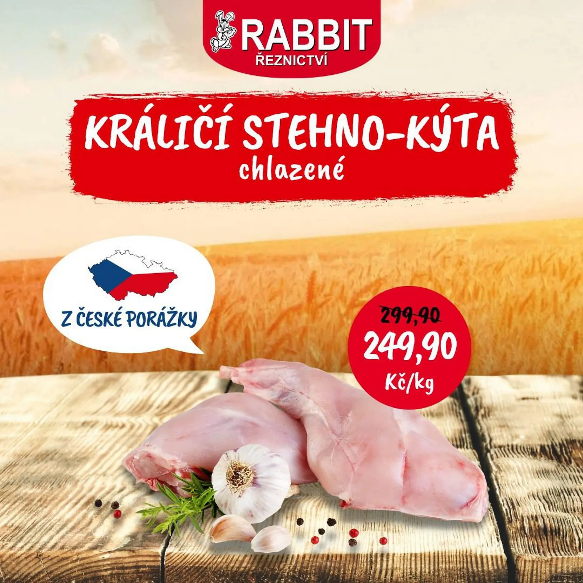 RABBIT řeznictví leták - 8. dubna 14. dubna 2024