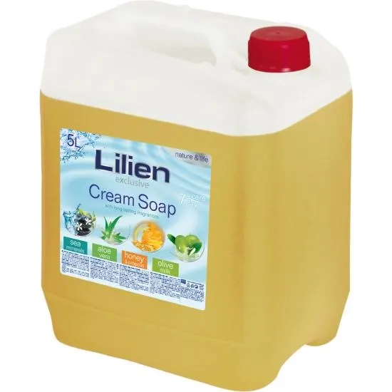 Lilien Honey tekuté mýdlo, náplň, 5 l