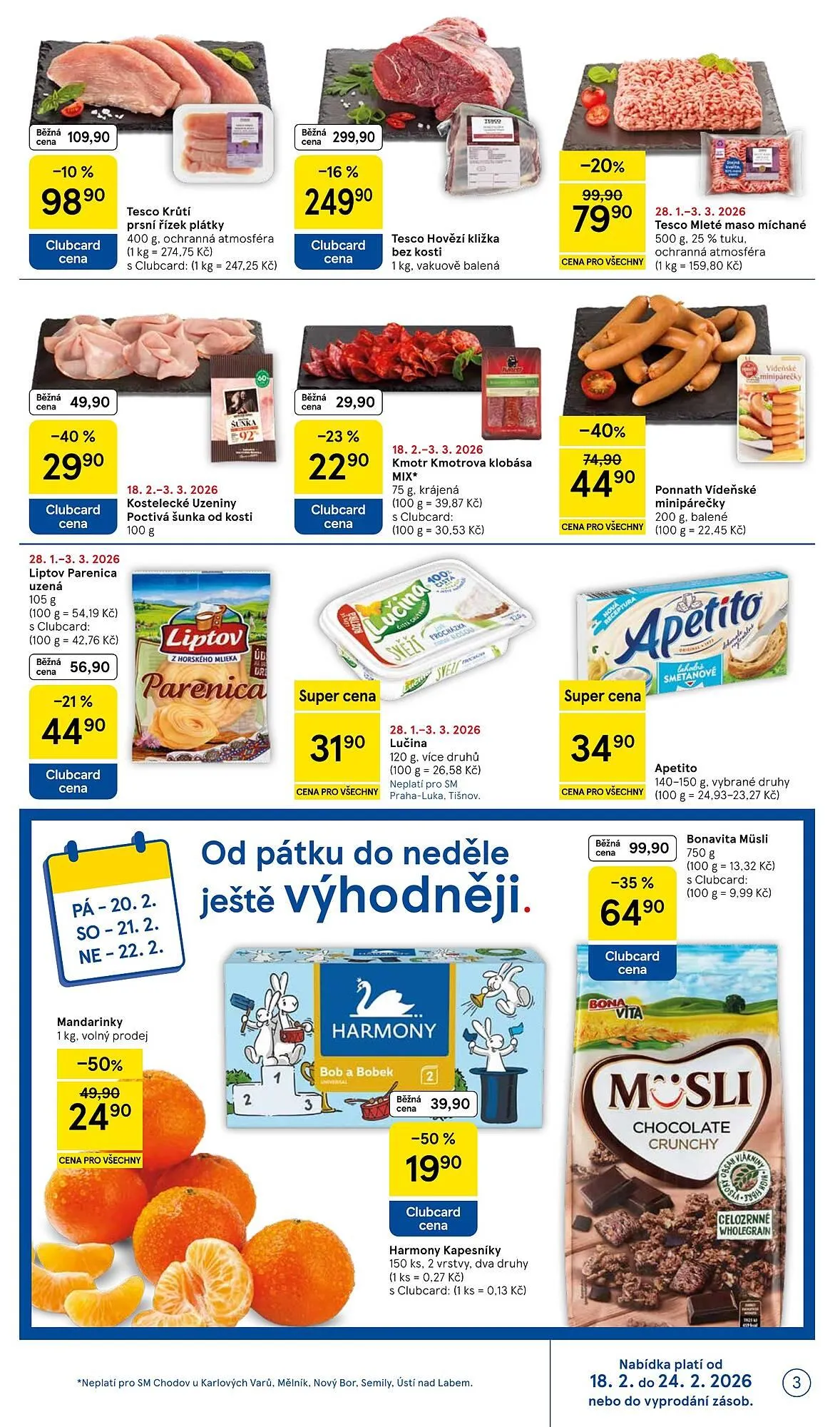 Tesco leták - 18. února 24. února 2026 - Page 3