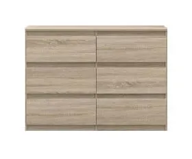 Komoda se zásuvkami dub sonoma CHELSEA CHLK24