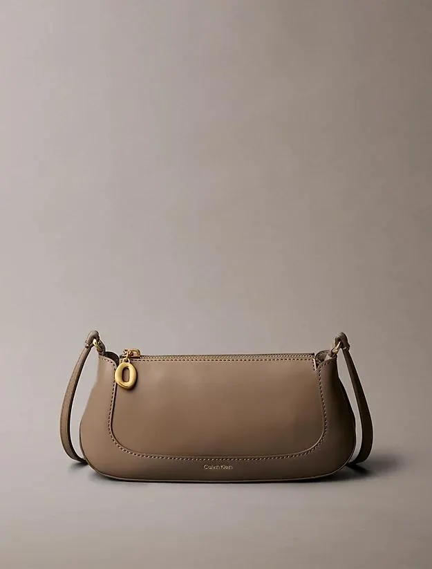 Engraved Long Zip Crossbody Bag