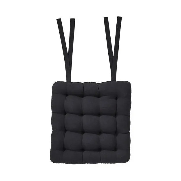 Podsedák se šňůrkami 35 x 37 cm - černá