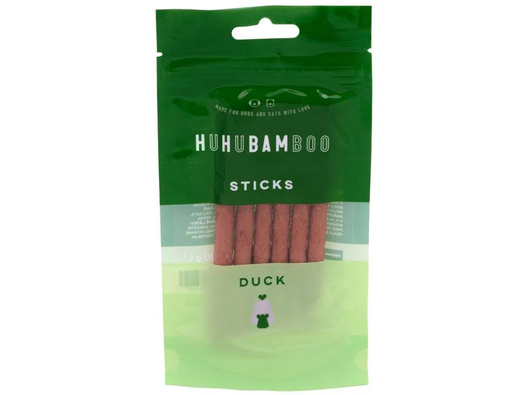 Huhubamboo kachní sticks 30 g