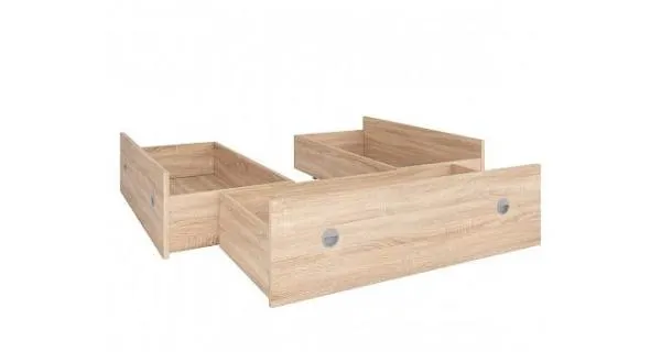 Zásuvky k posteli MARIONET 140x200 cm - 3 ks, dub sonoma, 5 let záruka