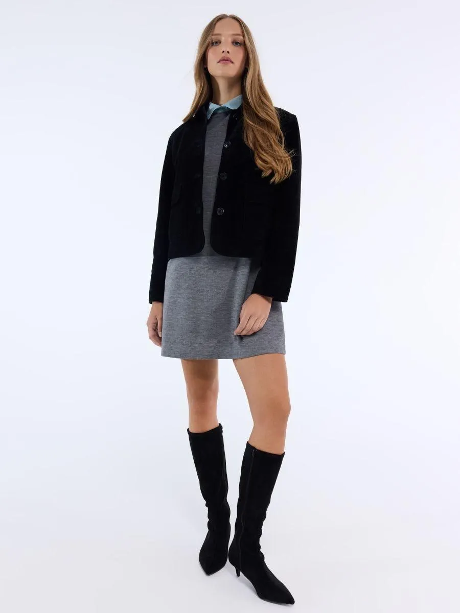 Mini šaty s límečkem