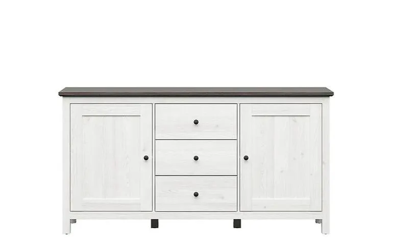 HESEN komoda KOM2D3S/10/19, modřín sibiu světlý/borovice larico