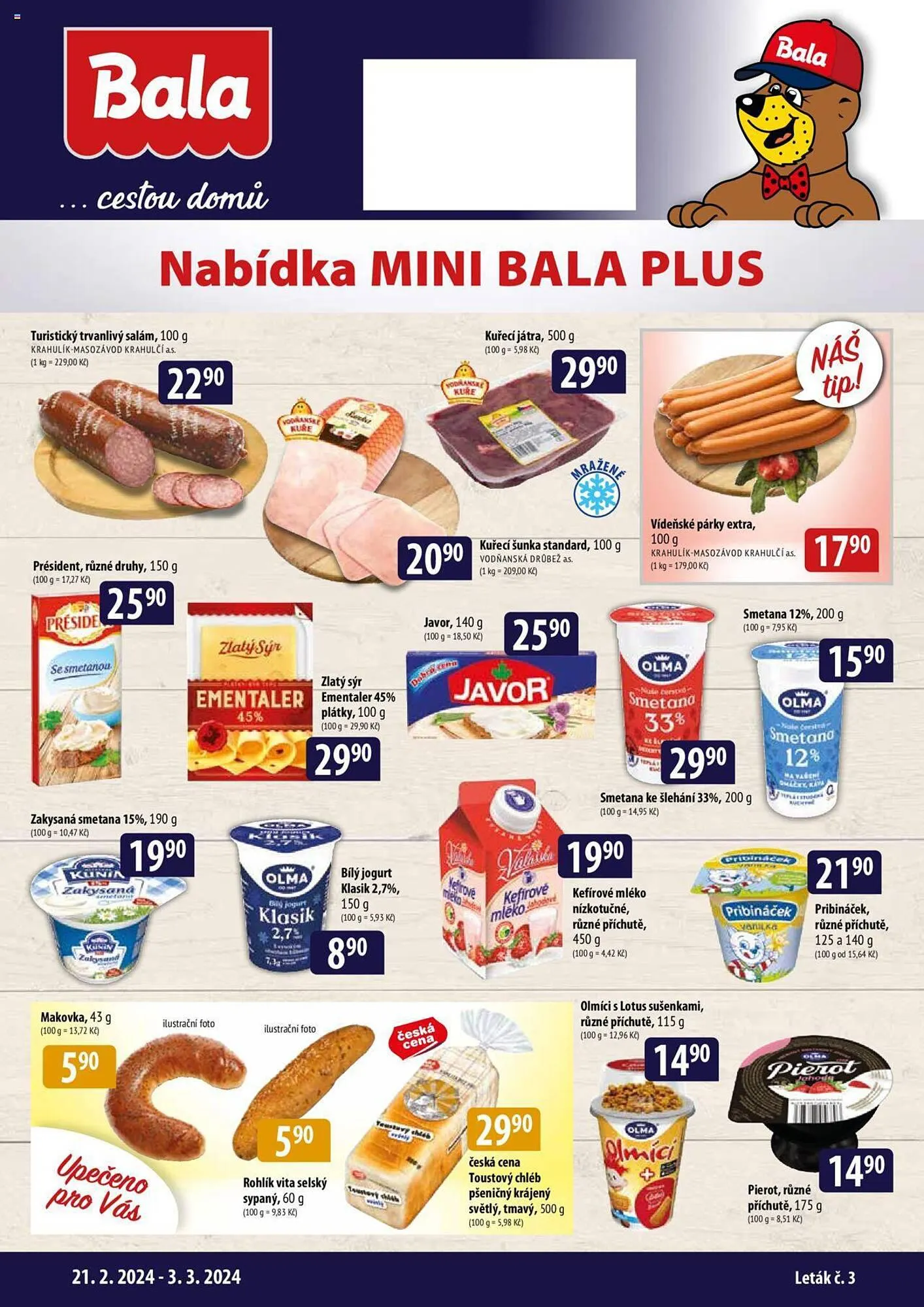 Bala leták - 21. února 3. března 2024