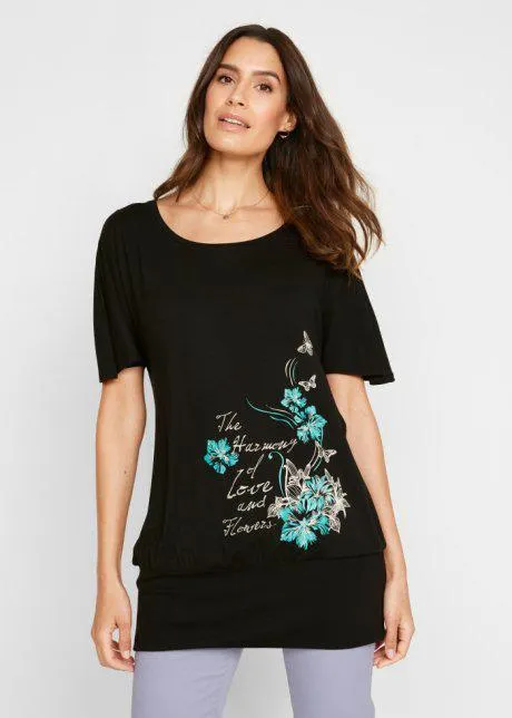 Triko s lodičkovým výstřihem