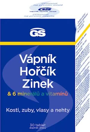 vápník, hořčík, zinek, 30 ks