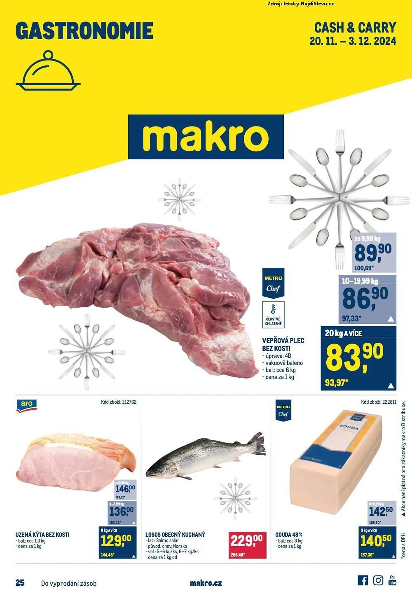 Makro leták - 20. listopadu 3. prosince 2024 - Page 1