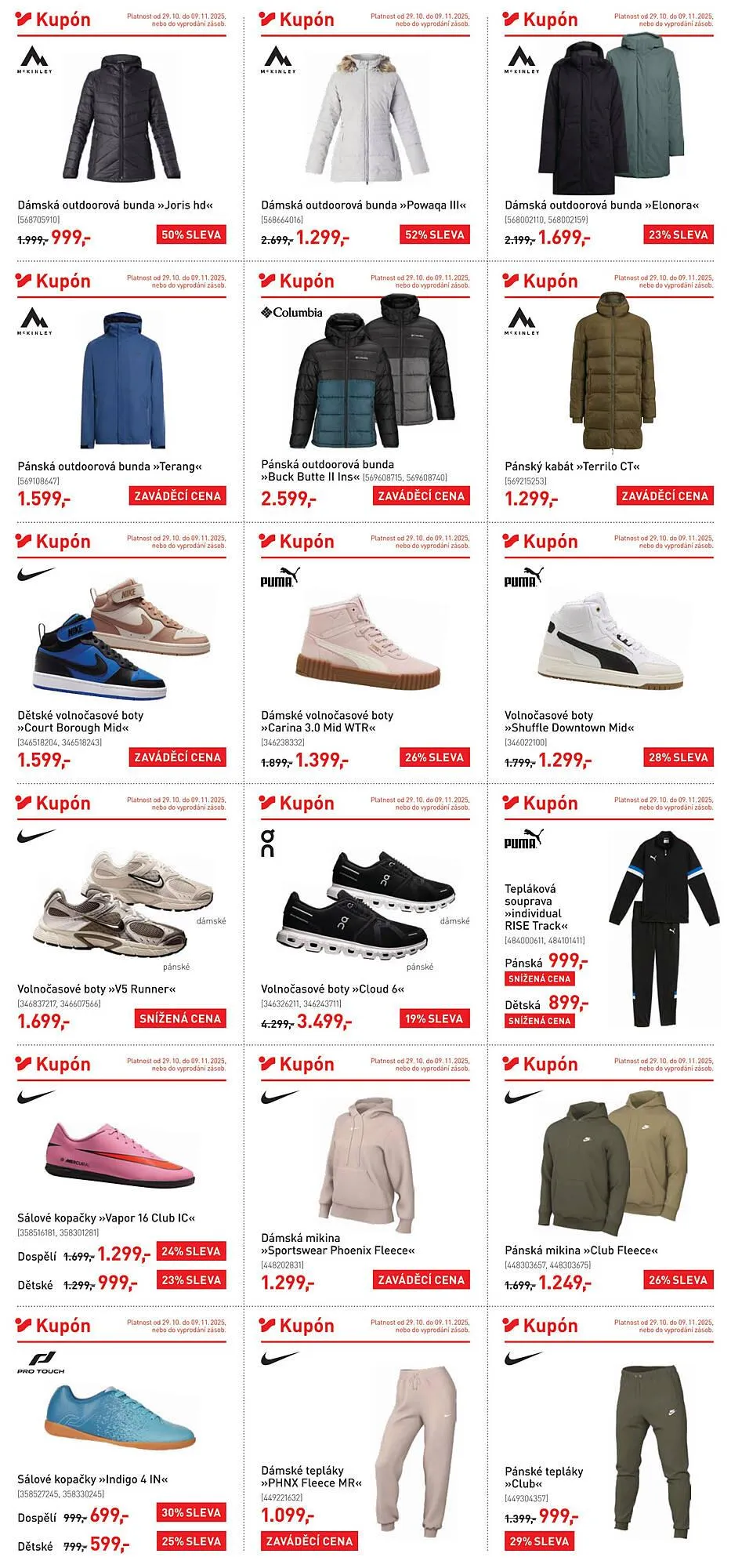 Intersport leták - 29. října 9. listopadu 2025 - Page 2