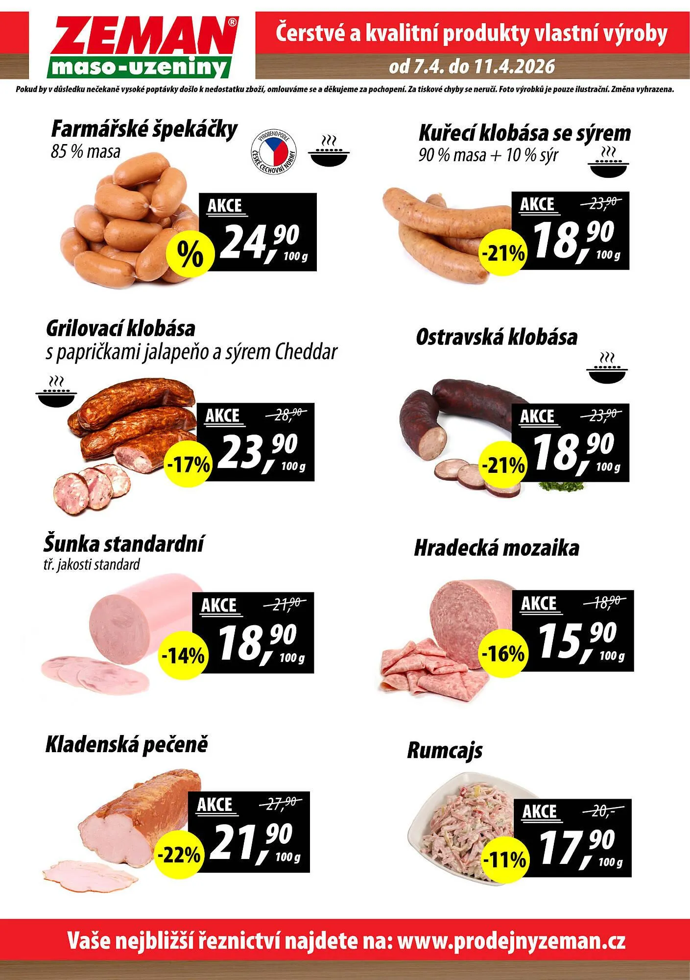 ZEMAN leták - 7. dubna 11. dubna 2026 - Page 2