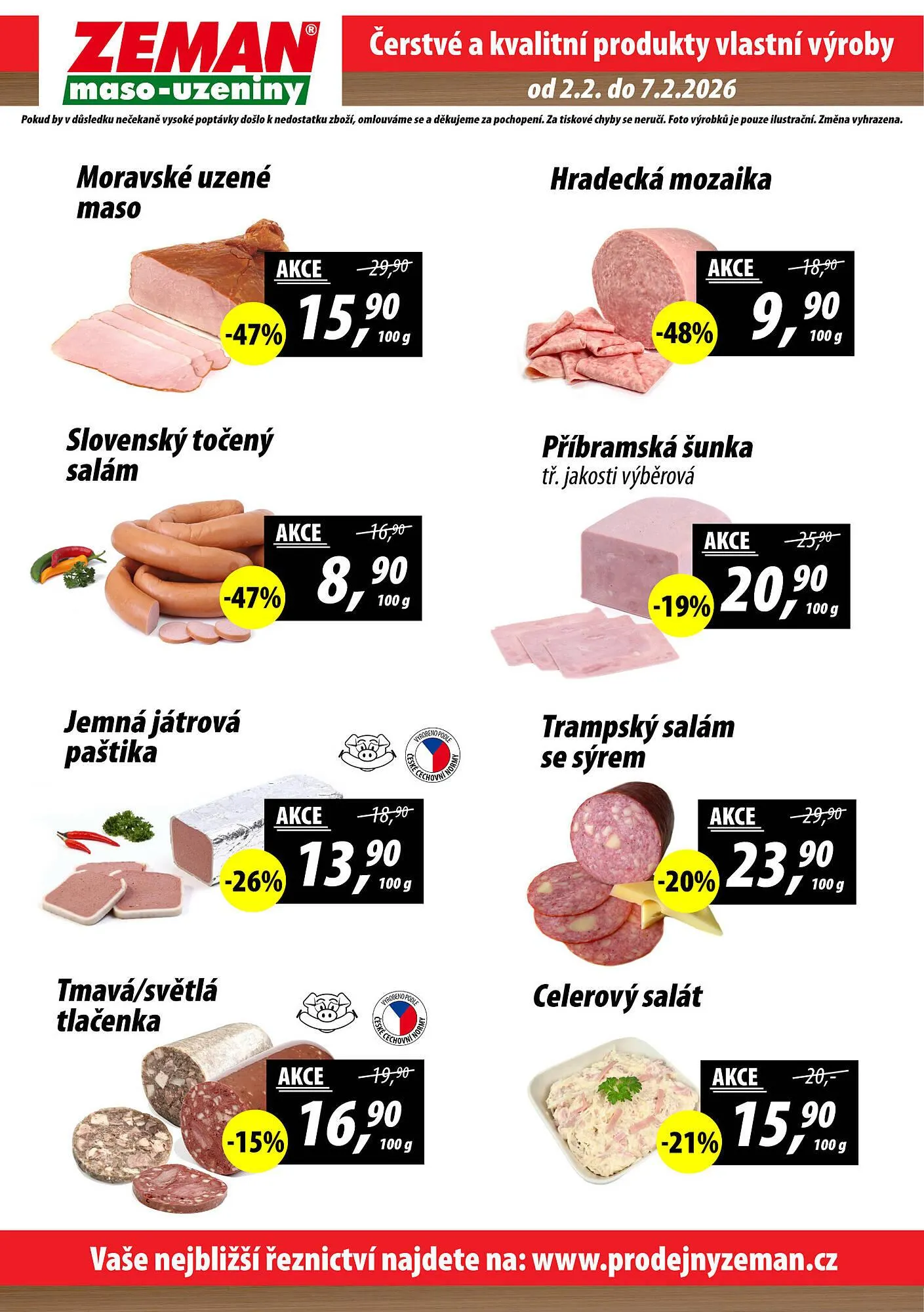 ZEMAN leták - 2. února 7. února 2026 - Page 2