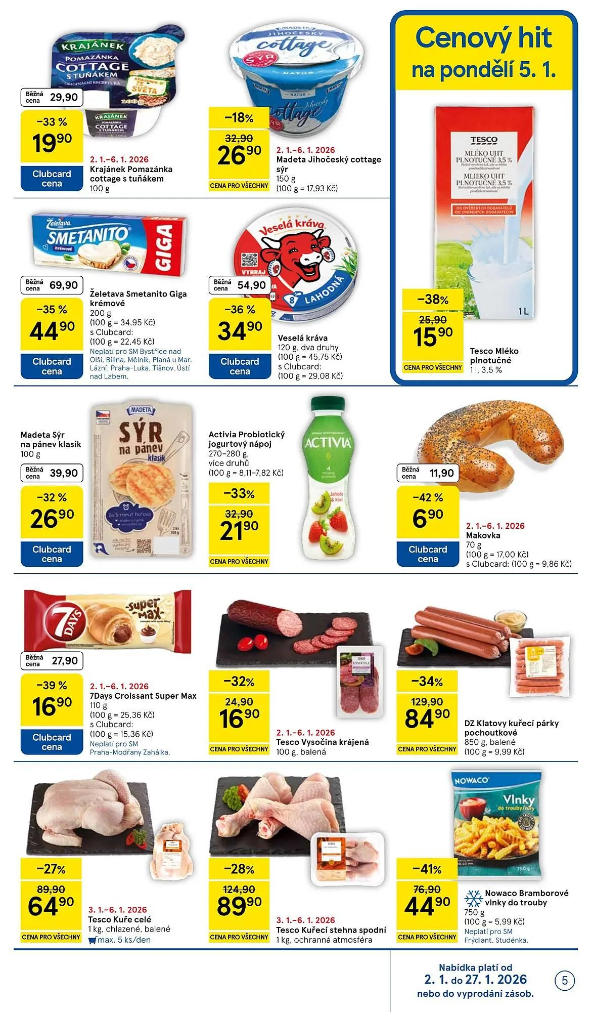Tesco leták - 2. ledna 6. ledna 2026 - Page 5