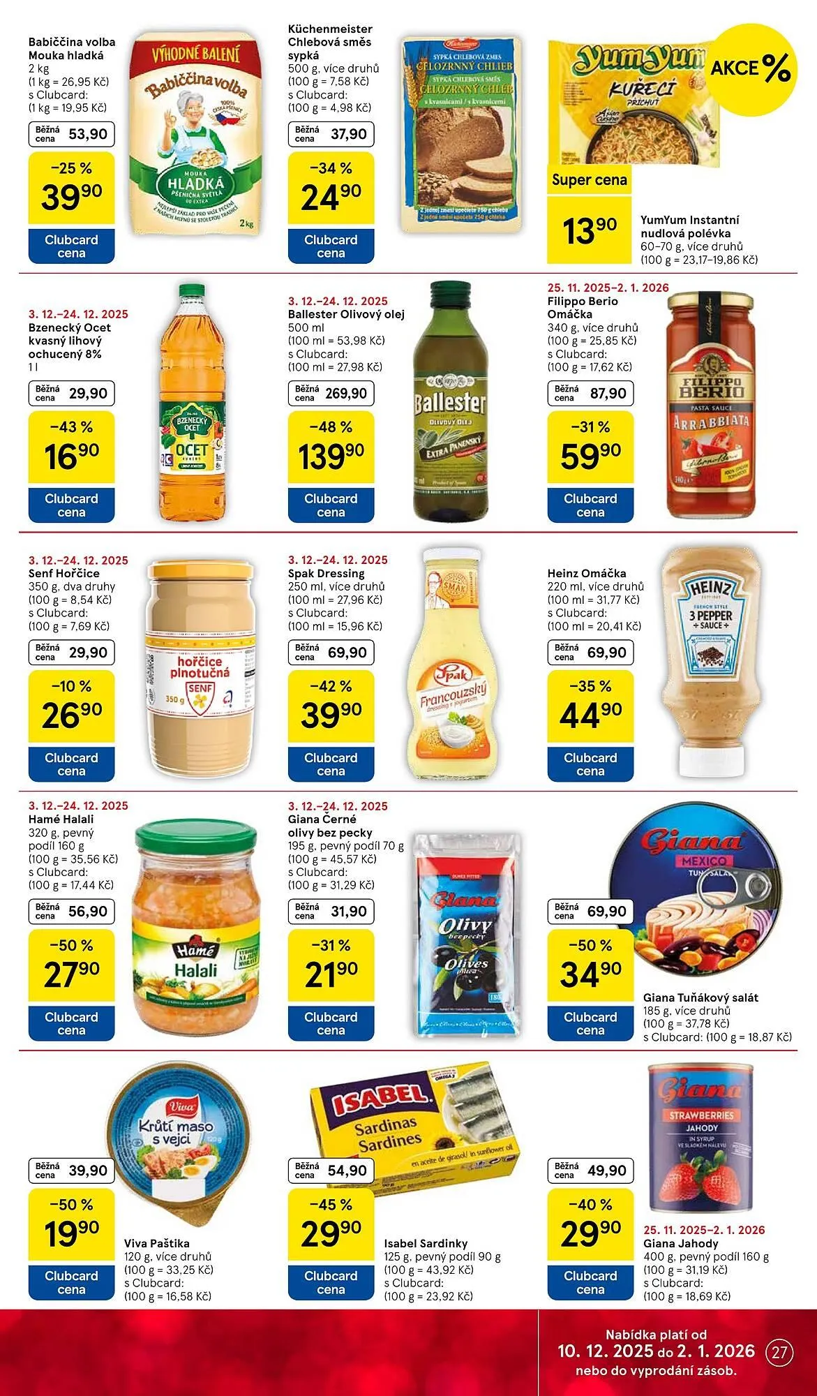 Tesco leták - 10. prosince 16. prosince 2025 - Page 27