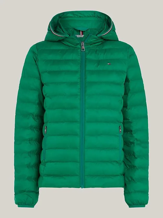 Global Stripe Water Repellent Lightweight Padded Jacket