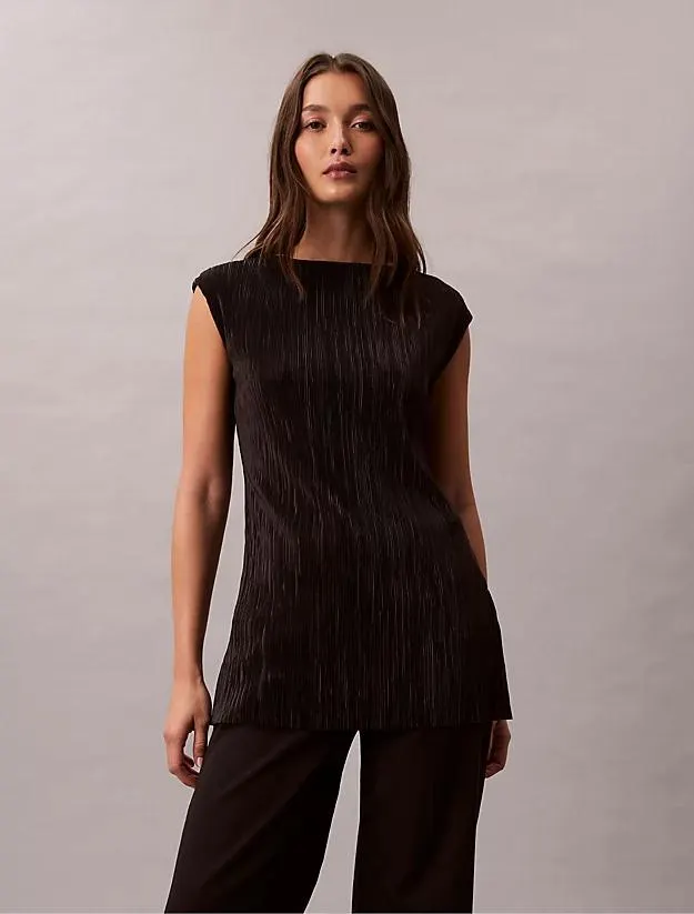 Plisse Tunic
