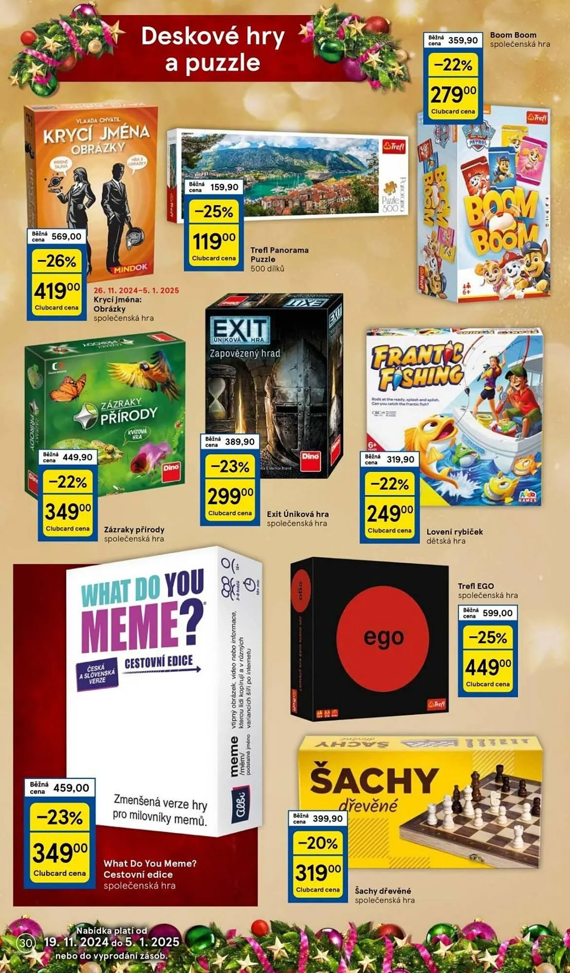 Tesco leták - 26. listopadu 24. prosince 2024 - Page 30