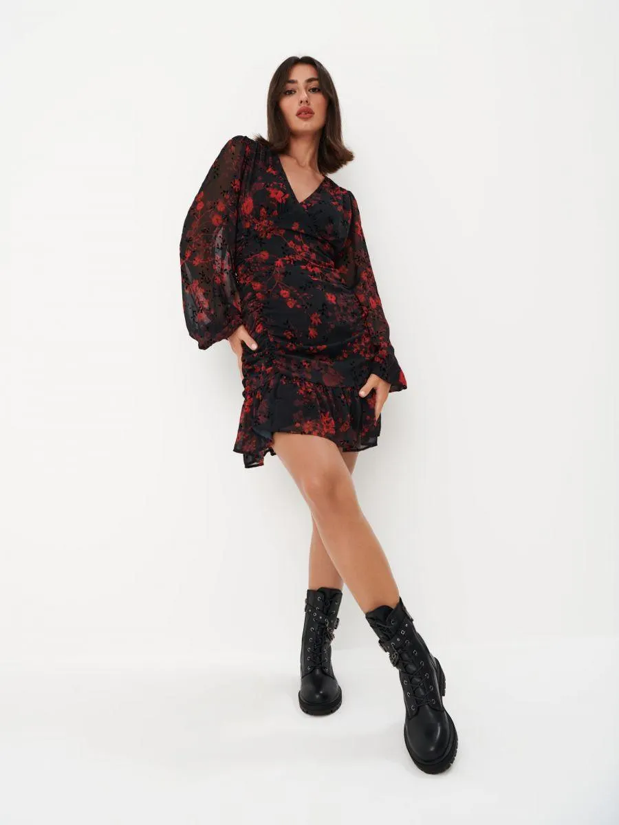 Šifonové mini šaty