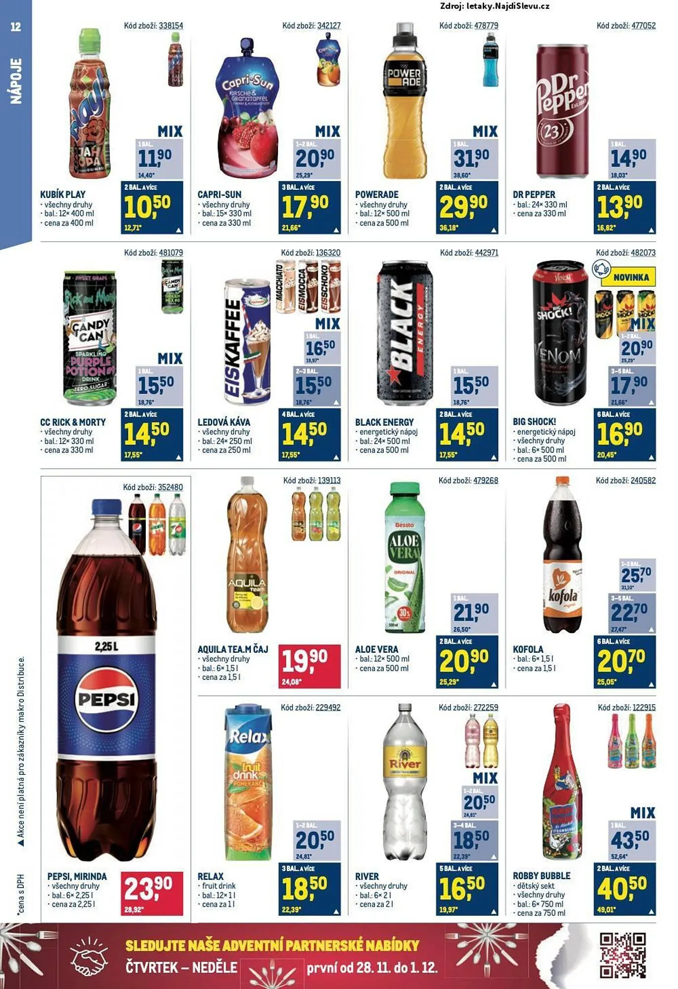 Makro leták - 20. listopadu 3. prosince 2024 - Page 12