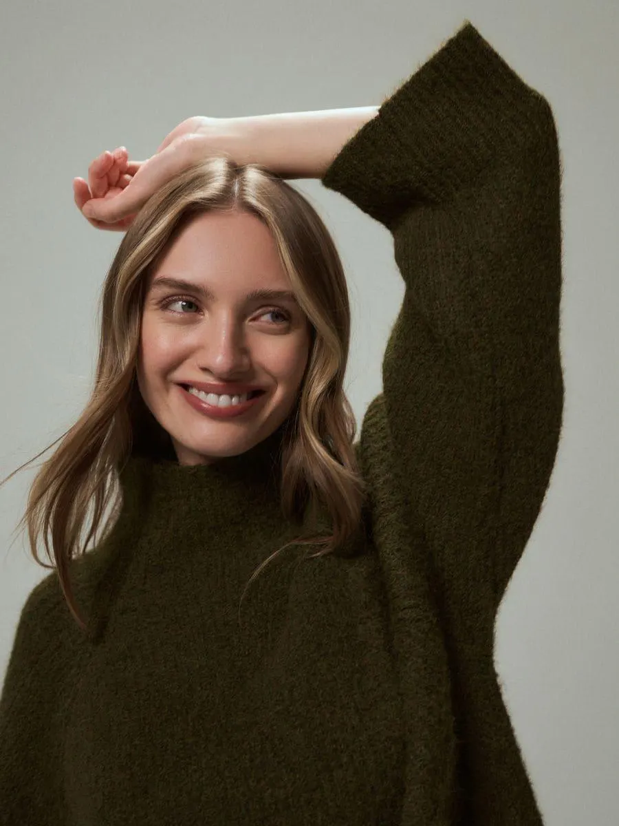 Svetr s příměsí vlny