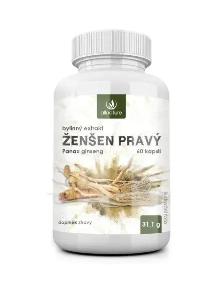 Allnature Ženšen pravý 60 kapslí