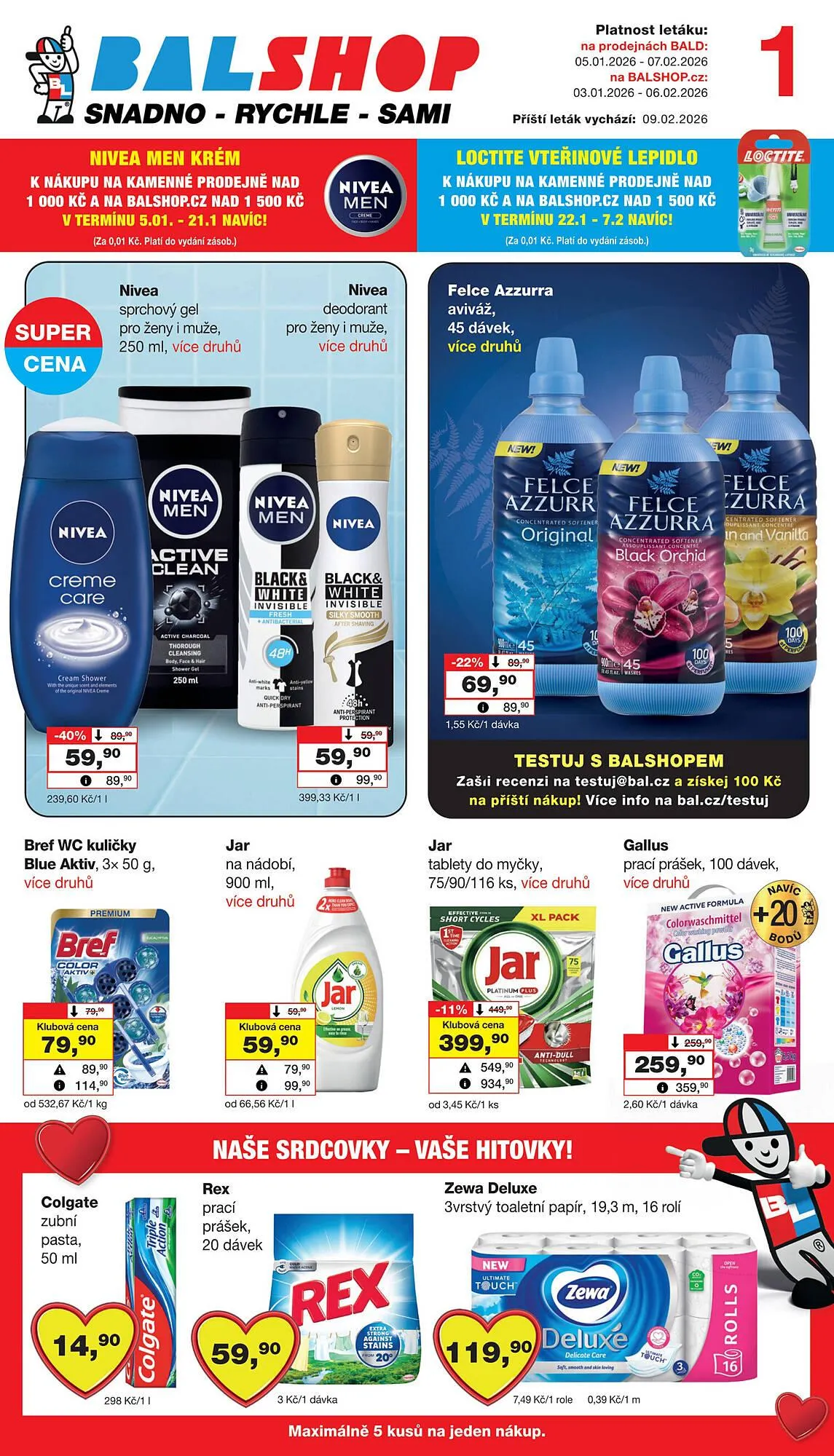 Barvy a laky drogerie leták - 3. ledna 6. února 2026 - Page 1