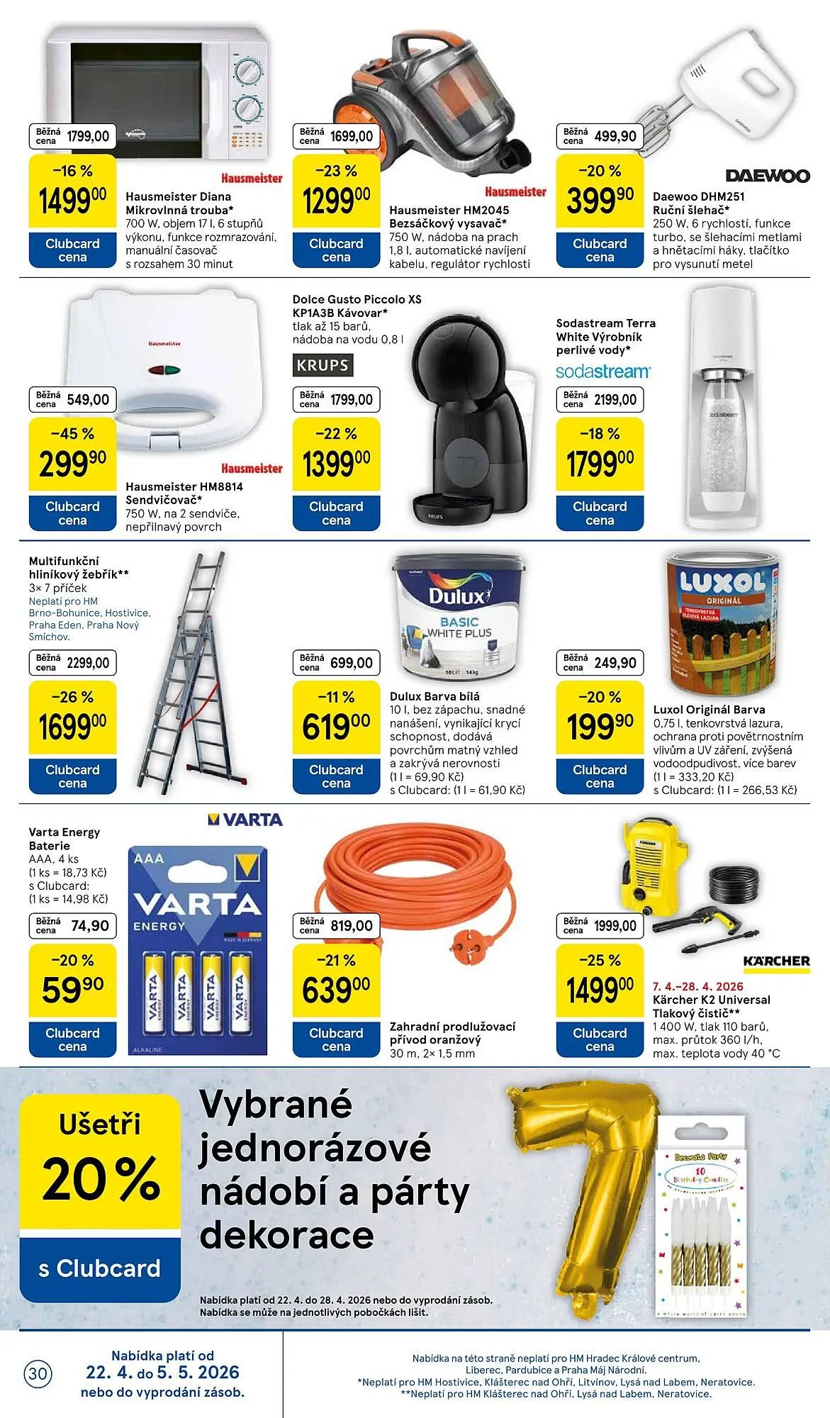 Tesco leták - 22. dubna 28. dubna 2026 - Page 30