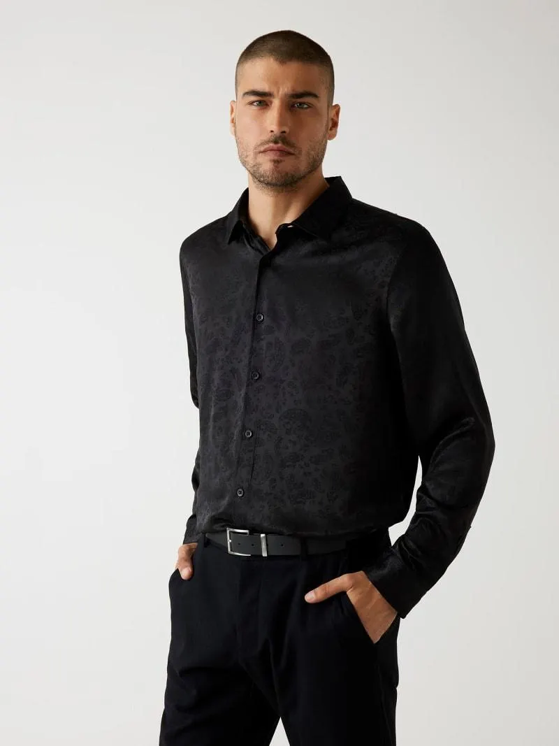 Camisa con motivo de cachemira